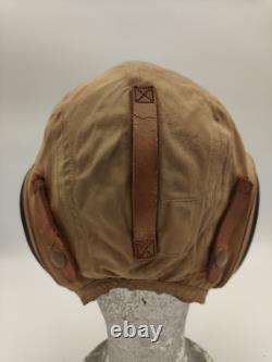Original WW2 US Army Air Force Aircraft Type AN-H-15 PILOT SUMMER FLIGHT HELMET