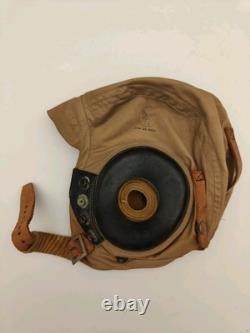 Original WW2 US Army Air Force Aircraft Type AN-H-15 PILOT SUMMER FLIGHT HELMET