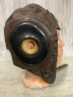 Original WWII U. S. Army Air Force A-11 Flight Helmet USAAF