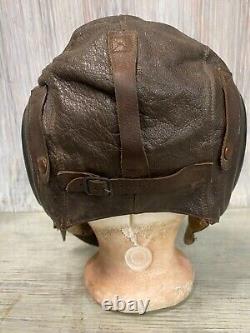 Original WWII U. S. Army Air Force A-11 Flight Helmet USAAF