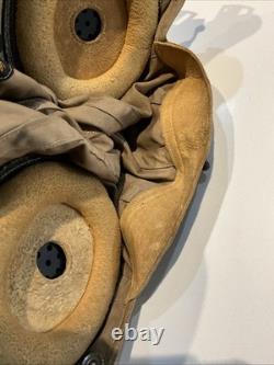 Original WWII U. S. Navy Flight Summer Helmet Sz Large & Headset USN Original WWII U. S. Navy Flight Summer Helmet Sz Large & Headset USN