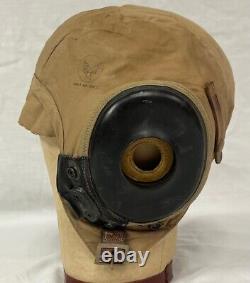 Original WWII US Army Air Force Pilots AN-H-15 Flight Helmet X LARGE