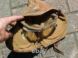 Original Wwi Us Air Service Pilot Flight Helmet And Goggles