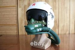 Original air force fighter pilot flight helmet tk-11, oxygen mask