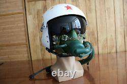 Original air force fighter pilot flight helmet tk-11, oxygen mask