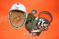 Original high altitude Fighter Pilot Flight Helmet +hat Size 1#