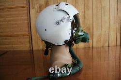 Original pilot flight helmet tk-11, oxygen mask