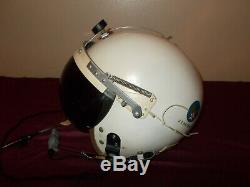 P-4b Usaf Us Air Force Pilot Flight Flying Helmet Mask Headset Microphone 1959