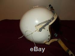 P-4b Usaf Us Air Force Pilot Flight Flying Helmet Mask Headset Microphone 1959