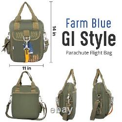 Pilot Flight Bags Farm Blue Military Helmet Bag Airline Crew Vintage Bag