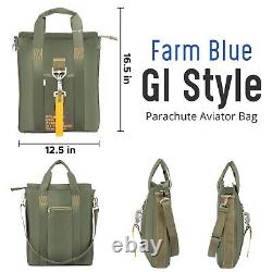 Pilot Flight Bags Farm Blue Military Helmet Bag Airline Crew Vintage Bag