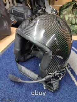 Pilot Flight Helmet Aviation Acrobatic Team Carbon Fiber Coated
