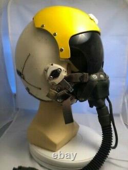 Pilot Flight Helmet Hgu-2/p And Ms 22001 Oxygen Mask F-4 Phantom