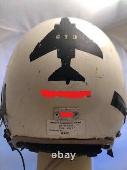 Pilot Flight Helmet Hgu-2/p And Ms 22001 Oxygen Mask F-4 Phantom