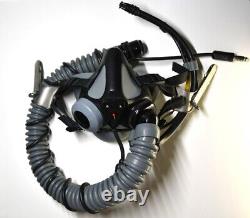 Pilot Flight Mbu-20p Mask For Hgu Helmet With Hose For Bladder Size M/n