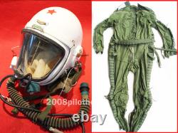 Pilot Helmet High Altitude Astronaut 1#+ Flight Suit 2#