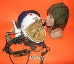 Pilot Helmet High altitude Fighter Pilot Flight Helmet 1#+ HAT 1#