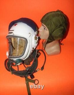 Pilot Helmet High altitude Fighter Pilot Flight Helmet 1#+ HAT 1#