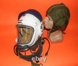 Pilot Helmet High altitude Fighter Pilot Flight Helmet 1#+ HAT 1#