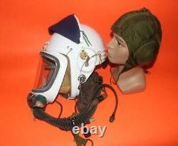 Pilot Helmet High altitude Fighter Pilot Flight Helmet 1#+ HAT 1#