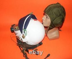 Pilot Helmet High altitude Fighter Pilot Flight Helmet 1#+ HAT 1#