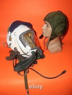 Pilot Helmet High altitude Fighter Pilot Flight Helmet 1#+ HAT 1#