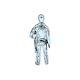 Pilot Miniature Sterling Silver 925 Flight Suit Gift Helmet Astronaut Man Space
