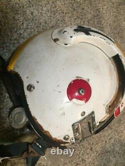 Pilots Flight Helmet Vintage Vietnam USAF Navy APH-6 APH 6B with visor