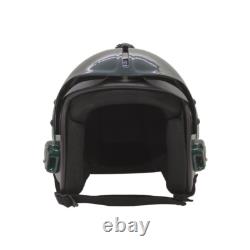 Plain Green Flight Helmet Movie Prop Pilot Naval Aviator Usn Navy