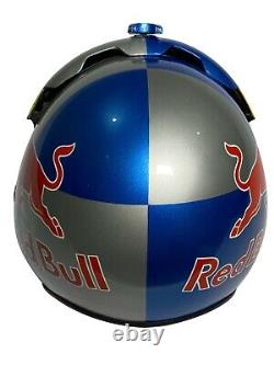 Polyst TOP Gun Helmet Custom Red Bulls Fighter Aviator USN HGU-33