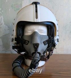 Protection Inc HGU-2A/P Pilot Flight Helmet & Mbu-12 Oxygen Mask NAMED