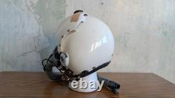 Protection Inc HGU-2A/P Pilot Flight Helmet & Mbu-12 Oxygen Mask NAMED
