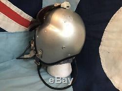 RAF Mk1A Cold War Fighter Pilots Flying Flight Helmet Oxygen Mask Type G Not WW2