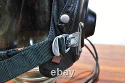 RAR collectible original new winter leather Pilot's Helmet USSR 1960-70s