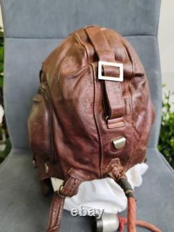 RARE 1941 WWII Soviet USSR Pilot Leather Flight Helmet Air force RKKA Sz. 60