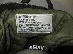 RARE USAF VIETNAM TOPTEX 4AM Test Pilot Flight Helmet NAMED withBag Protection Inc