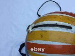 RARE Vintage AVIATION Fighter Pilot FLIGHT HELMET VISOR Vietnam Era US Navy USMC