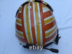 RARE Vintage AVIATION Fighter Pilot FLIGHT HELMET VISOR Vietnam Era US Navy USMC