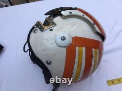 RARE Vintage AVIATION Fighter Pilot FLIGHT HELMET VISOR Vietnam Era US Navy USMC