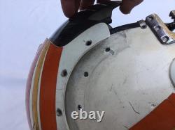RARE Vintage AVIATION Fighter Pilot FLIGHT HELMET VISOR Vietnam Era US Navy USMC