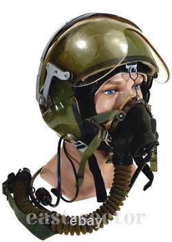 RARE Vintage Fighter Pilot Helmet ZSH-3B Armored USSR Air Force SU-25 MI-24 MI-8