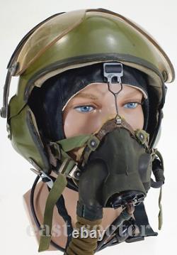 RARE Vintage Fighter Pilot Helmet ZSH-3B Armored USSR Air Force SU-25 MI-24 MI-8