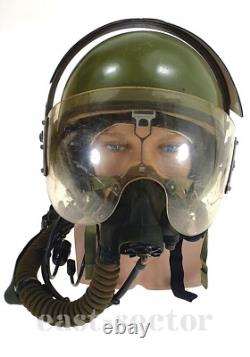 RARE Vintage Fighter Pilot Helmet ZSH-3B Armored USSR Air Force SU-25 MI-24 MI-8
