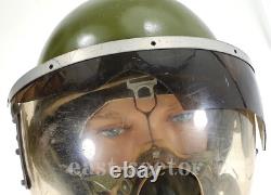 RARE Vintage Fighter Pilot Helmet ZSH-3B Armored USSR Air Force SU-25 MI-24 MI-8