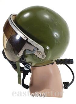RARE Vintage Fighter Pilot Helmet ZSH-3B Armored USSR Air Force SU-25 MI-24 MI-8