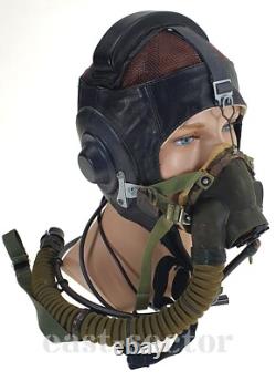 RARE Vintage Fighter Pilot Helmet ZSH-3B Armored USSR Air Force SU-25 MI-24 MI-8