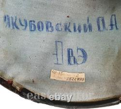 RARE Vintage Fighter Pilot Helmet ZSH-3B Armored USSR Air Force SU-25 MI-24 MI-8