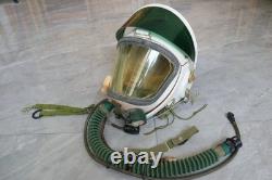 Rare Air Force Fighter Pilot Flight Helmet, Rare Yellow Sun Visor