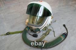 Rare Air Force Fighter Pilot Flight Helmet, Rare Yellow Sun Visor