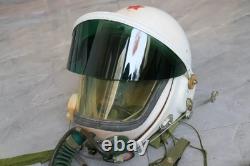 Rare Air Force Fighter Pilot Flight Helmet, Rare Yellow Sun Visor